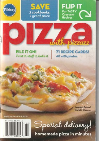 Soft Covered Recipe Book: Pillsbury: Pizza
