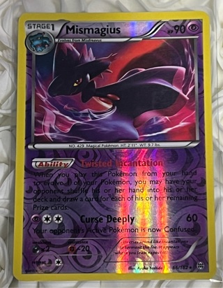 Mismagius 66/162 Reverse Holo Pokémon TCG