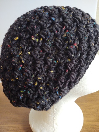 Hand Crocheted Slouch Hat 