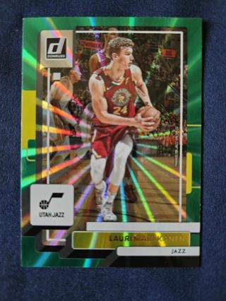 2022-23 Donruss Holo Green Laser Lauri Markkanen