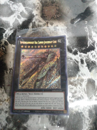 1x Yugioh Superdreadnought Rail Cannon Juggernaut Liebe Secret Rare Card