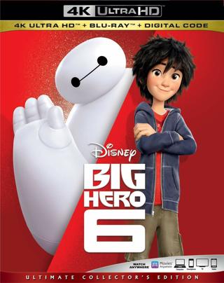 Big Hero 6 (Digital 4K UHD Download Code Only) *Disney* *Maya Rudolph* *Jamie Chung*