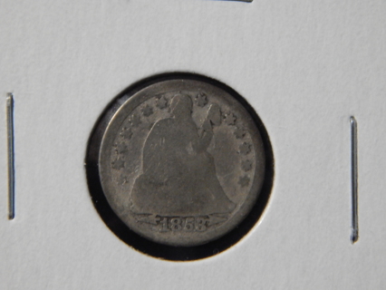 1853 Seated Liberty Dime 90% Silver