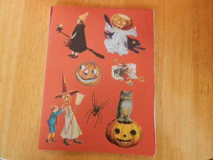 Darling sheet of  *HALLOWEEN FUN*  stickers--NEW