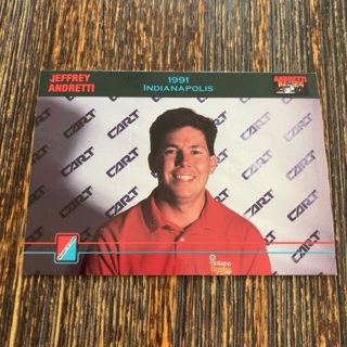 1992 Collect-A-Card Andretti Racing - [Base] #84 Jeffrey Andretti