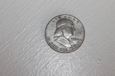 1960-D FRANKLIN HALF DOLLAR CIR.