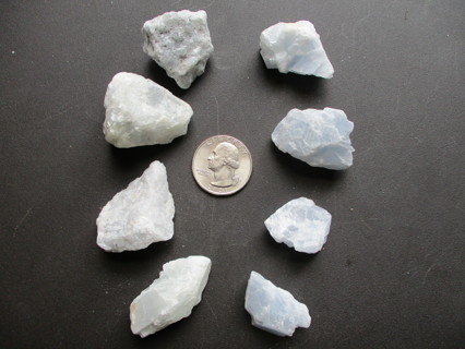 Gray & Blue Specimens of Calcite