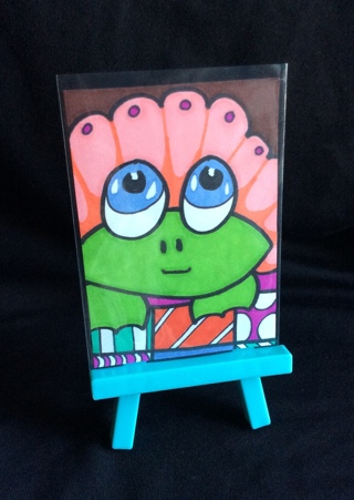 Baby Frog original drawing aceo Limited sale