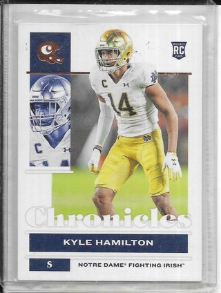 Kyle Hamilton 2022 Chronicles Draft Bronze #4