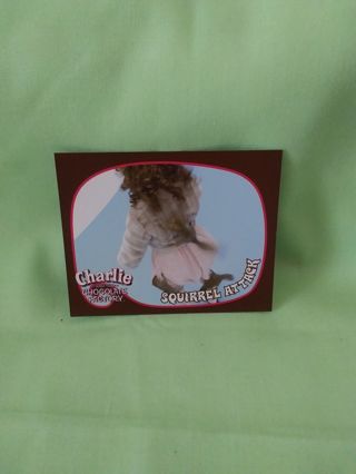 Charlie & The Chocolate Factory mini Trading Card