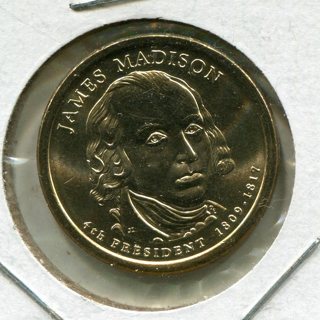 2007 D James Madison Dollar-B.U.