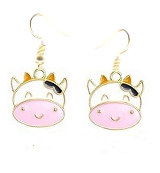 GP PINK COW EARRINGS LOT 1 (PLEASE READ DESCRIPTION) 