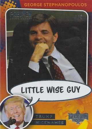 2020 Decision 2020 Nicknames Preview Stamped #NN16 George Stephanopoulos/Little Wise Guy 4/5