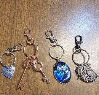 Pick 1 keyring with pendant