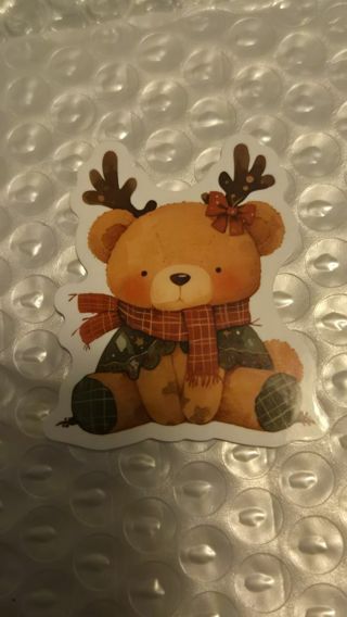 Cute Bear Christmas Sticker