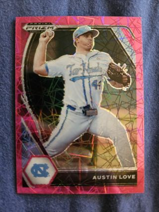 2021 Panini Prizm Draft Picks Pink Velocity Prizm Austin Love