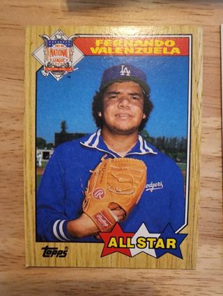 87 Topps Fernando Valenzuela #604