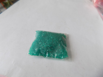 Baggie Emerald green cooking crystals for crafts