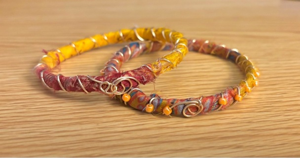  2 pc Hand made Boho Bangles/Bracelet