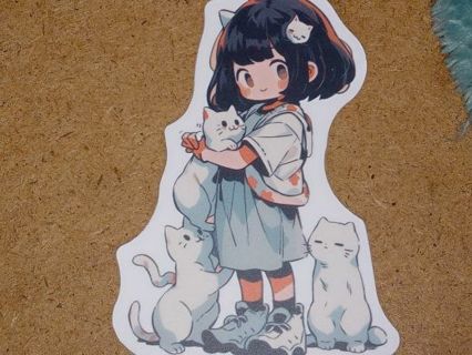 Girl one vinyl sticker no refunds regular mail only Very nice quality!
