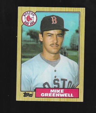 1987 TOPPS MIKE GREENWELL ROOKIE #259