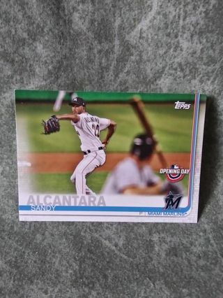 Baseball Trading Card Topps Sandy Alcantara