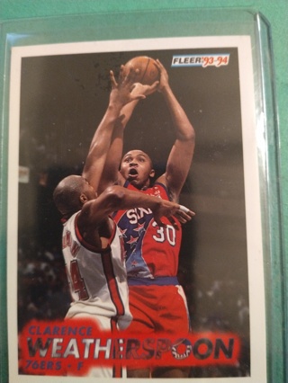 clarence weatherspoon basketball card free shipping