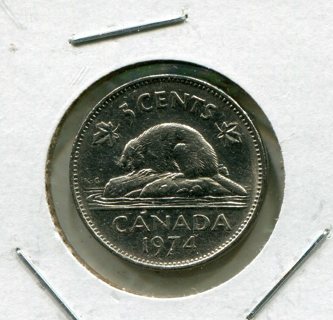 1974 Canada 5 Cents