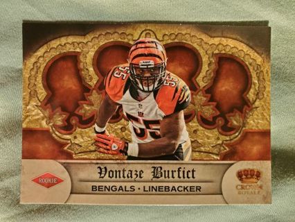 2012 Panini Crown Royale Retail Rookie Vontaze Burfict