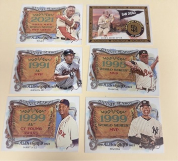 2022 Topps Allen&Ginter baseball lot