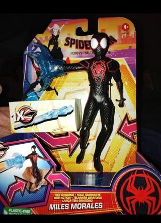 Spider-Man: Across The Spider-Verse Web Spinning Miles 6-inch Action Figure NEW