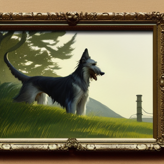 Listia Digital Collectible: Scottish Deerhound