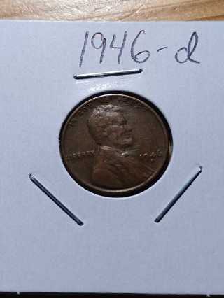 1946-D Lincoln Wheat Penny! 21