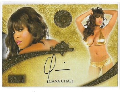 2016 Bench Warmer Gold Edition Gold Foil Autographs - Qiana Chase