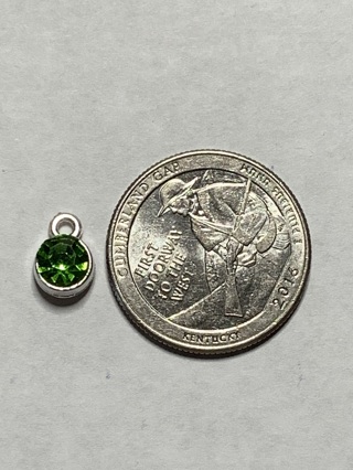 BIRTHSTONE CHARM~#2~AUGUST~1 CHARM ONLY~FREE SHIPPING!