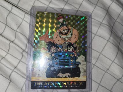 Dragonball z prizm card