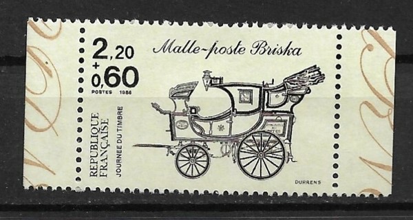 1988 France ScB581 Mail Britzka MNH