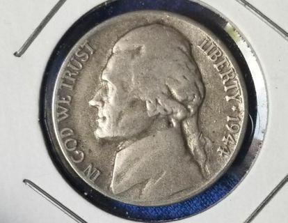 1944-P☆WAR-time☆ Nickel 35% Silver