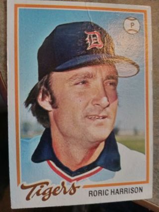 1978 TOPPS RORIC HARRISON DETROIT TIGERS BASEBALL CARD# 536