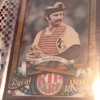 2023 Allen & Ginter RIP Card Thurman Munson 12/15 SSP