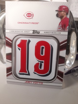 2022 Joey Votto Commemorative Jersey Medallion Reds