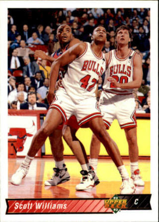 1992 Upper Deck #171 SCOTT WILLIAMS Chicago Bulls 