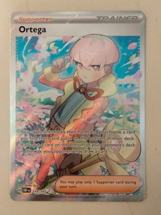 Ortega 219/197 double rare holo nm pokemon