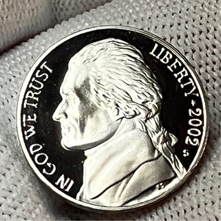 2002-S PROOF JEFFERSON NICKEL 