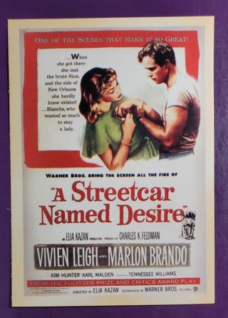 A Streetcar Named Desire Postcard!