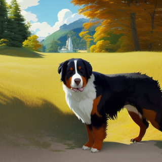 Listia Digital Collectible: Bernese Mountain Dog