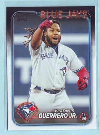 2024 Topps Vladimir Guerrero Jr. Baseball Card # 330 Blue Jays