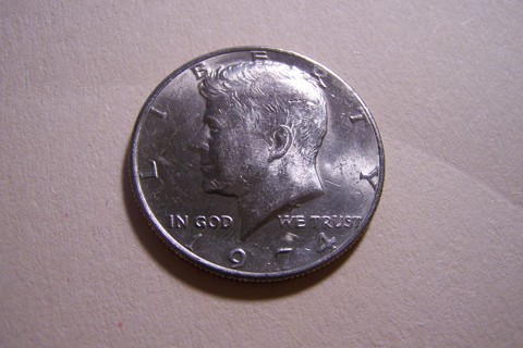 AU-BU 1974 Kennedy Half Dollar JFK