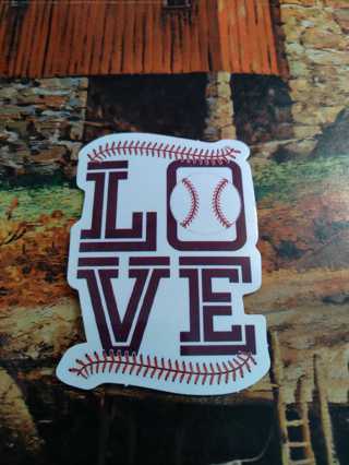 Baseball Sticker