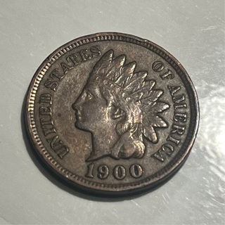 Strong XF 1900 Indian Head cent 